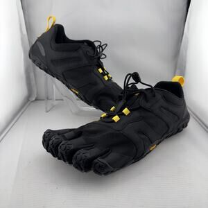 Vibram Black and Yellow Minimalist Athletic Shoes